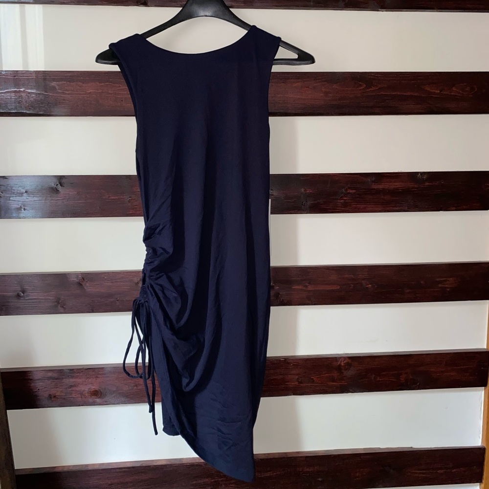 Susana Monaco Sexy Ruched Mini Dress Black